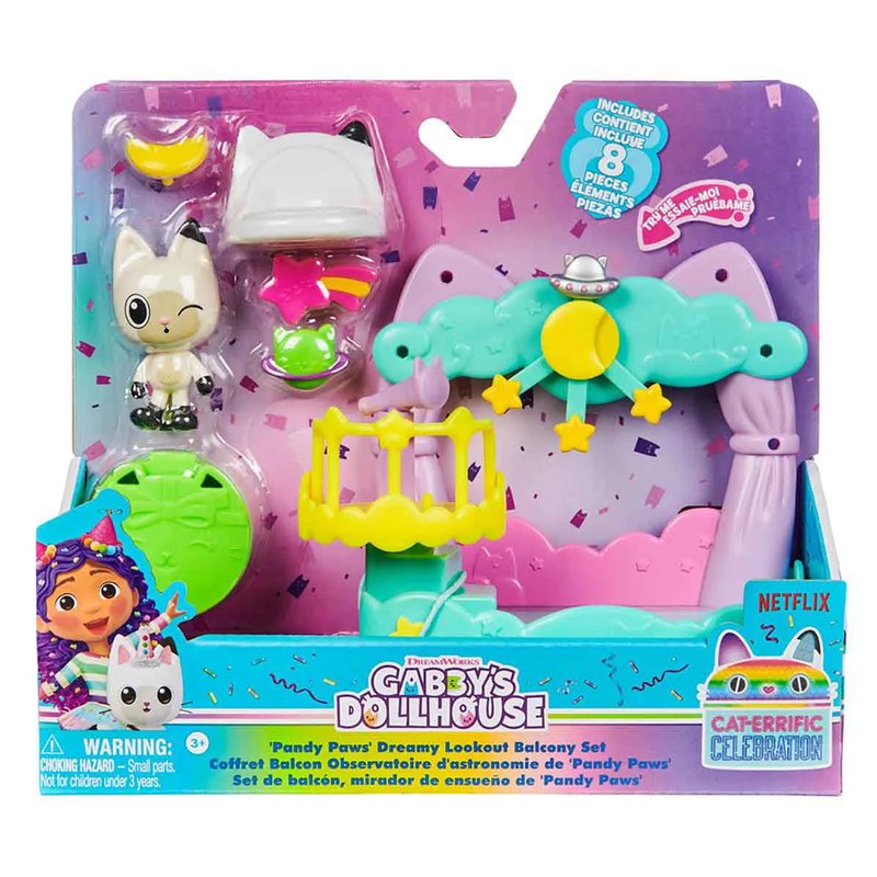 Embalagem Brinquedo Sunny Playset Celebração Gabby's Dollhouse (3+) Varanda Pandy Paws