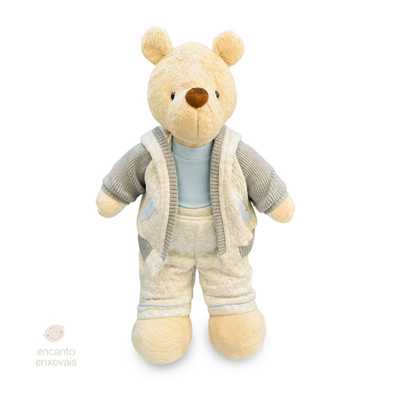 Urso de Pelúcia Silvia Polito Bob Moletom