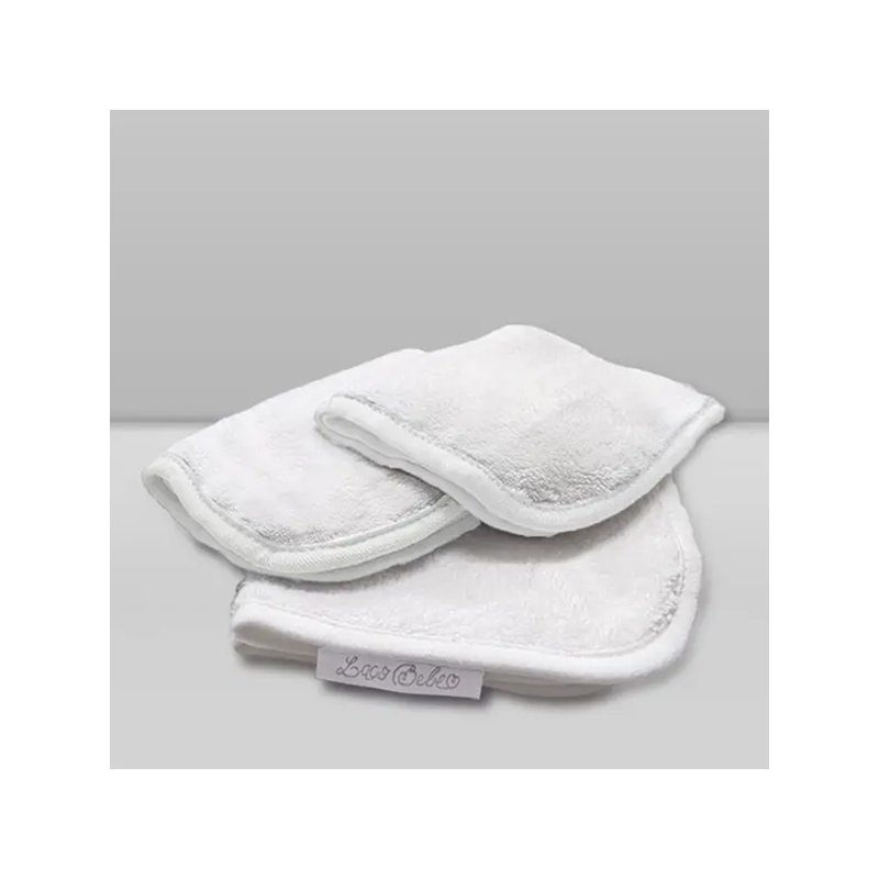 Kit Paninhos de Boca Donna Laço Bebê Babitas Branco