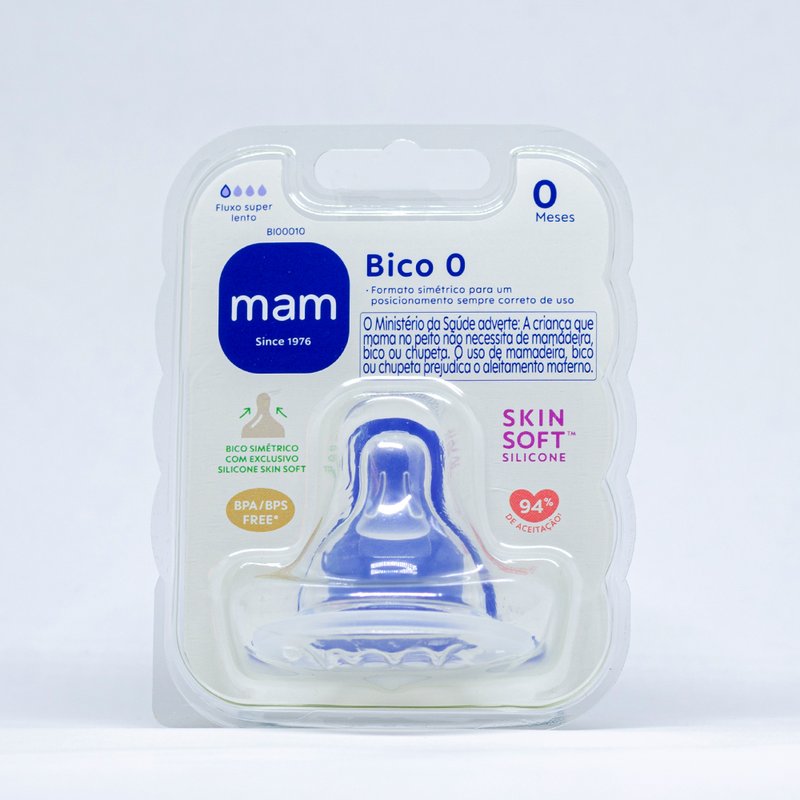 Embalagem MAM Bico de Mamadeira 0 Super Lento