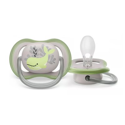 Chupeta Philips Avent Ultra Air (6-18M) Embalagem Unitária Baleia