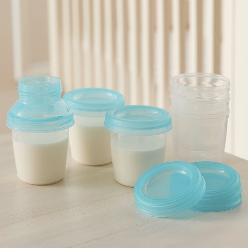 Potes para Armazenamento de Leite Materno Buba 180ml 6 Unidades Kit