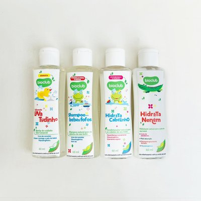 Kit Miniaturas de Cosméticos Bioclub 4 Unidades