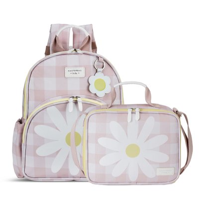 Kit Mochila Infantil Kids + Lancheira Térmica Infantil Masterbag Baby Margarida