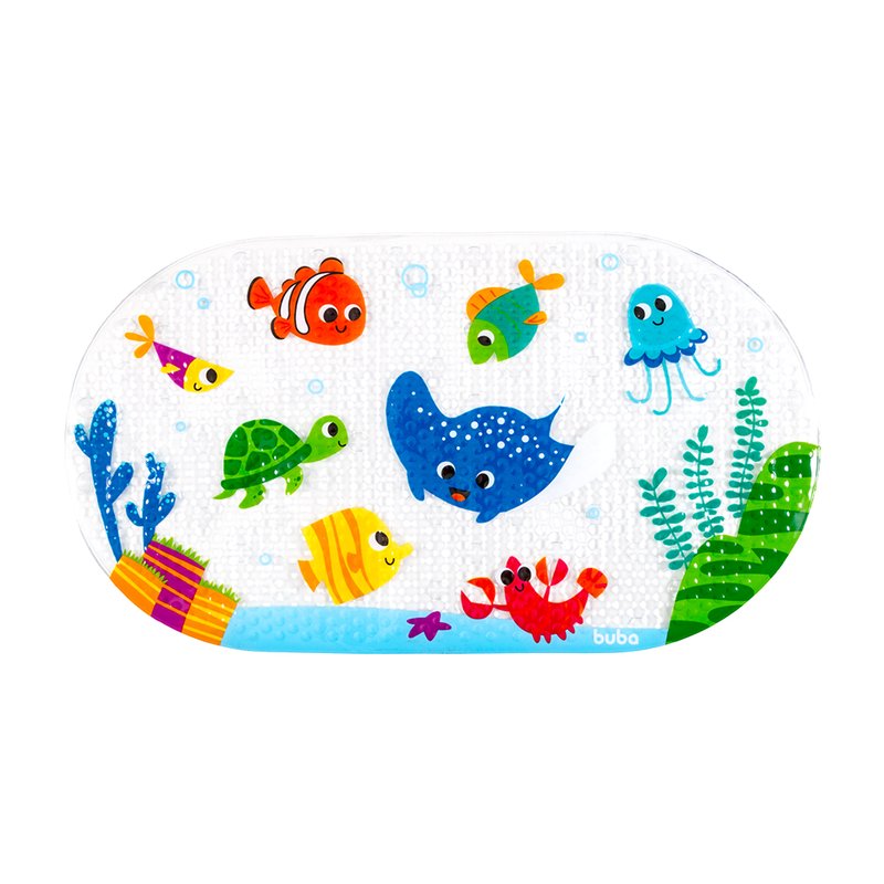 Tapete para Banho Buba Antiderrapante Fundo do Mar