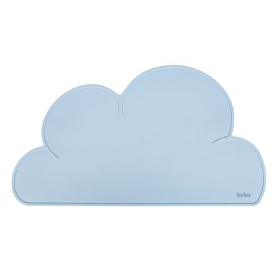 Jogo Americano Buba em Silicone Nuvem Azul