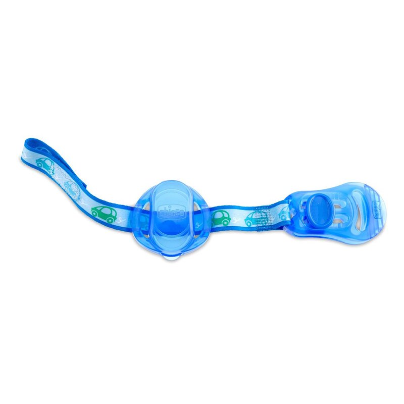 Prendedor de Chupeta Chicco (0M+) Azul