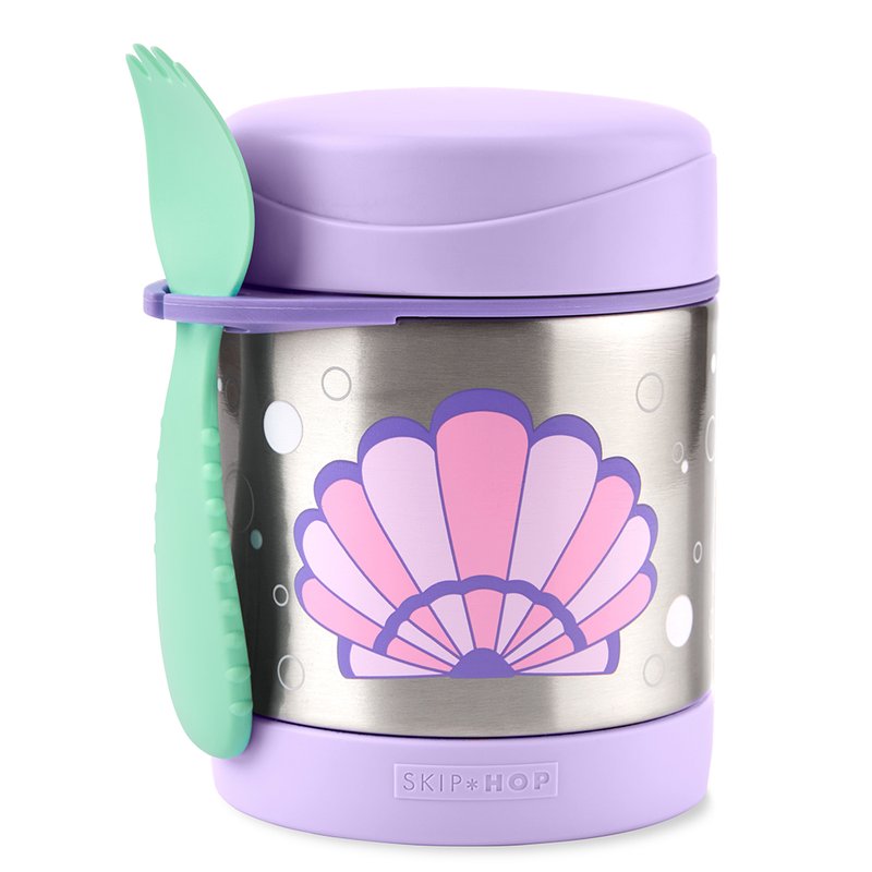 Pote Térmico com Talher Skip Hop Spark Style 325ml Concha