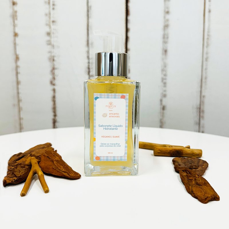 Sabonete Líquido Hidratante Reserva Brasil Vegano 120ml (0M+) Embalagem Vidro