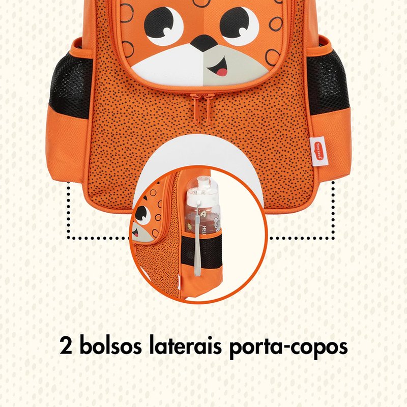 Bolso Mochila Infantil Tiny Love Safari Jaguar