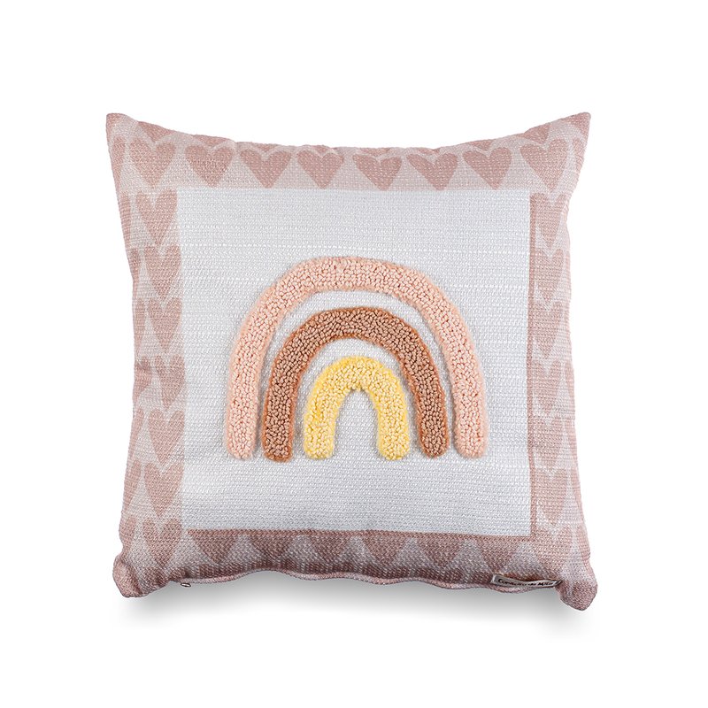 Almofada Decorativa Coração de Mãe para Quarto Infantil Princess Arco-Íris