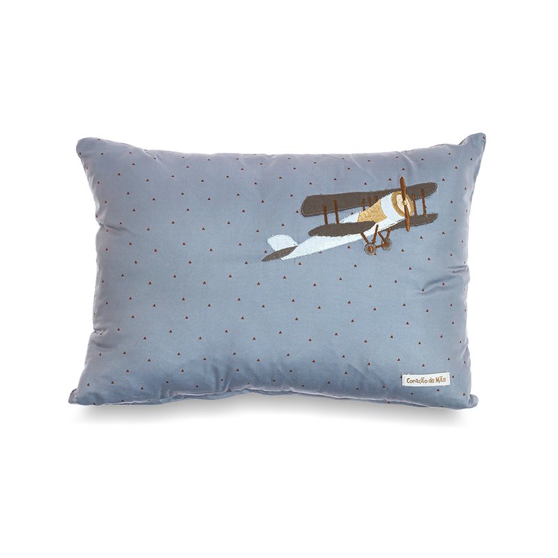 Almofada Decorativa Coração de Mãe para Quarto Infantil Voar Avião