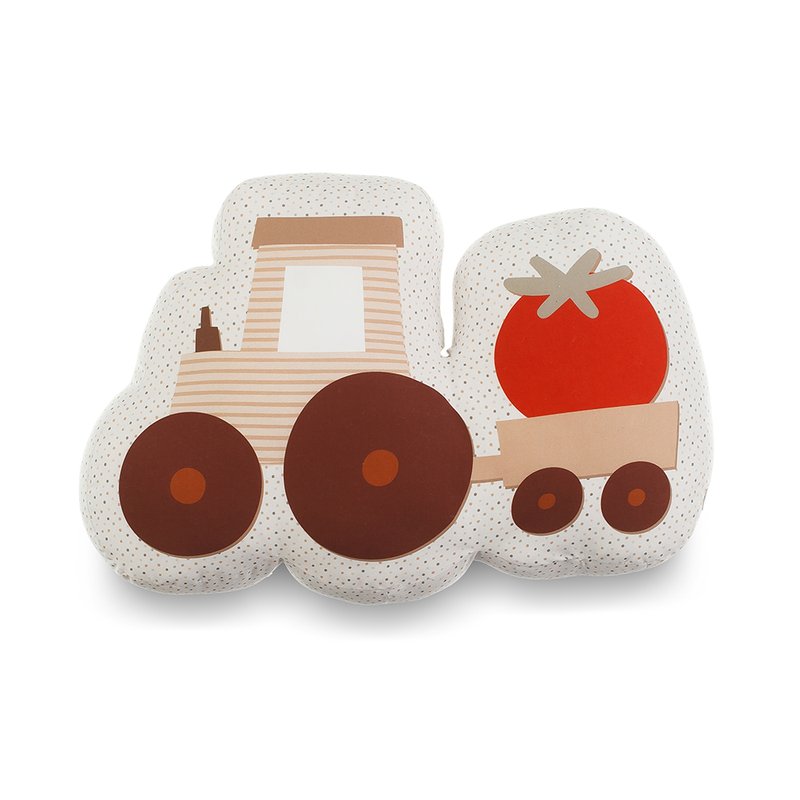 Almofada Decorativa Coração de Mãe para Quarto Infantil Fazenda Formato Trator