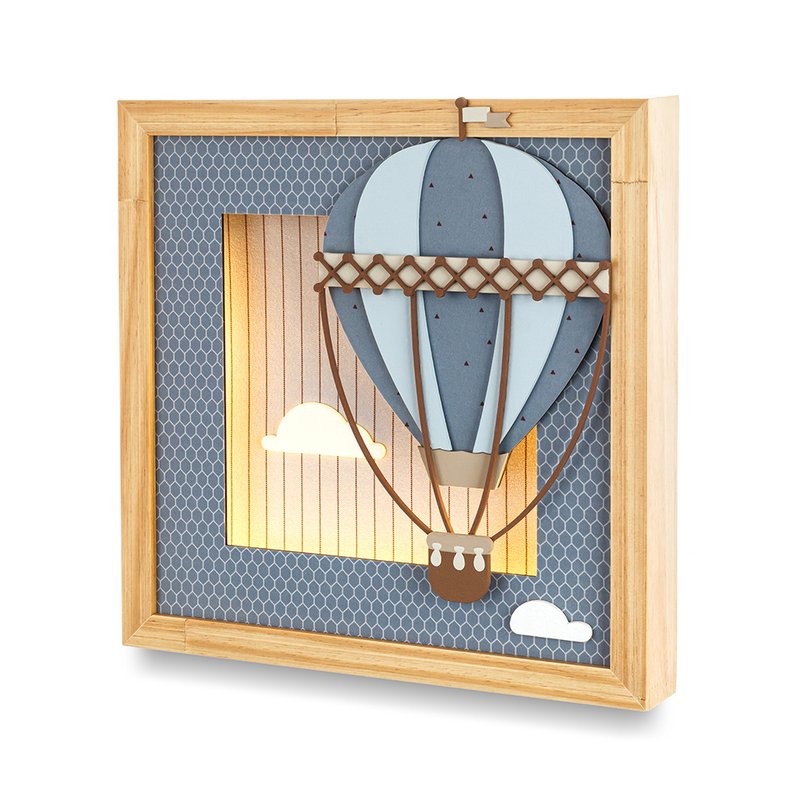 Quadro Decorativo Coração de Mãe com Luz Voar Balão