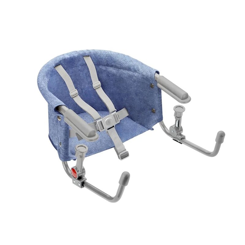 Cadeira de Refeição Portátil Encaixe em Mesa Multikids Click N' Clip Azul