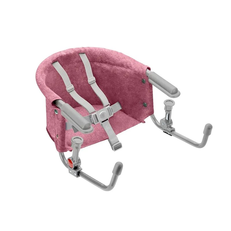 Cadeira de Refeição Portátil Encaixe em Mesa Multikids Click N' Clip Rosa
