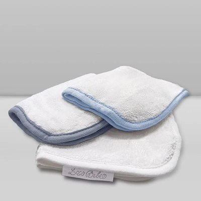 Kit Paninhos de Boca Donna Laço Bebê Babitas Azul