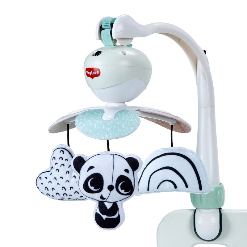 Móbile Musical Tiny Love Take Along (0M+) 3 em 1 Black and White