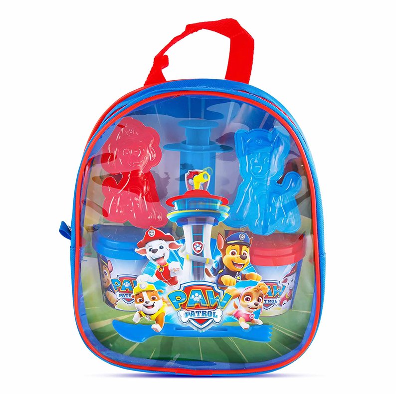 Brinquedo Sunny Patrulha Canina Mochila com Massinha e Acessórios (3+)