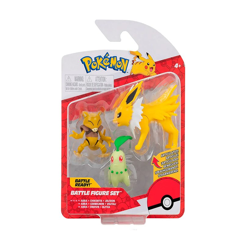 Embalagem Brinquedo Sunny Pokémon Figuras de Ação Sortidas (3+) Abra