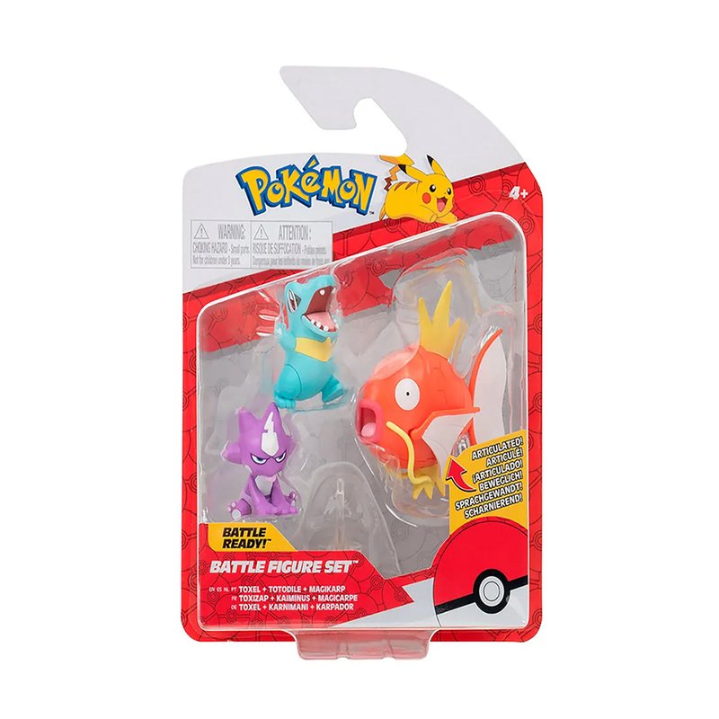 Embalagem Brinquedo Sunny Pokémon Figuras de Ação Sortidas (3+) Toxel
