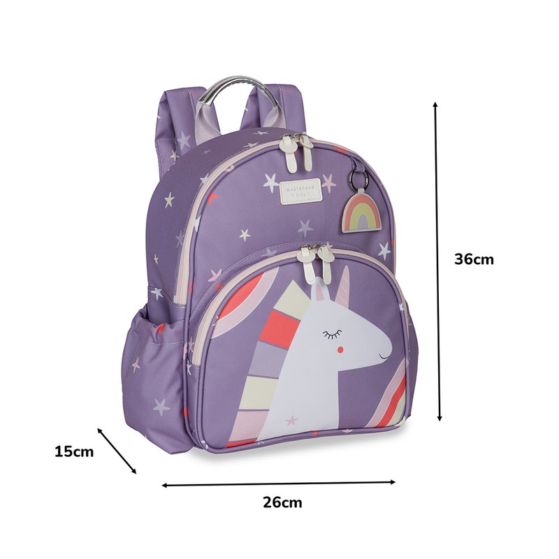 Medida Mochila Kids Unicórnio
