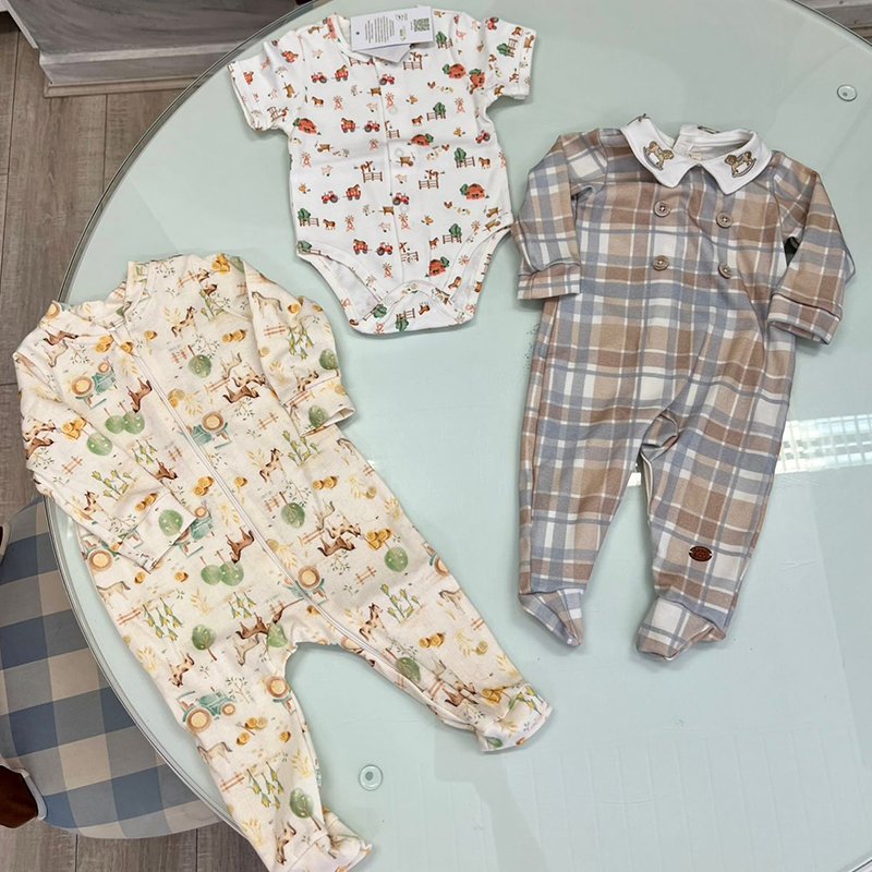 01 kit roupinhas para bebe encanto enxovais