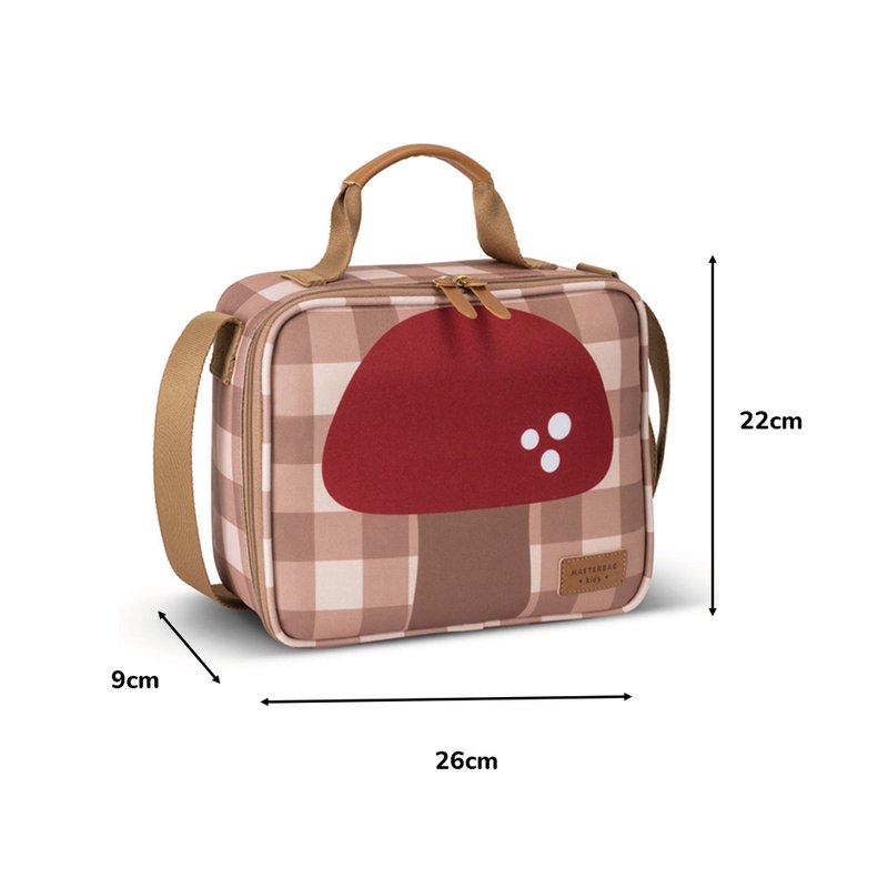 Medidas Lancheira Kids Cogumelo