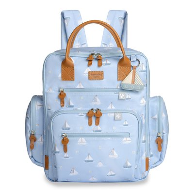 Mochila Maternidade Masterbag Baby Urban Barquinhos Azul Mochila Maternidade Masterbag Baby Urban Barquinhos Azul