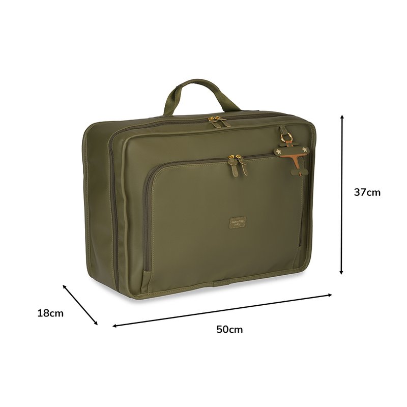 Medidas Mala Vintage Aviçao Oliva