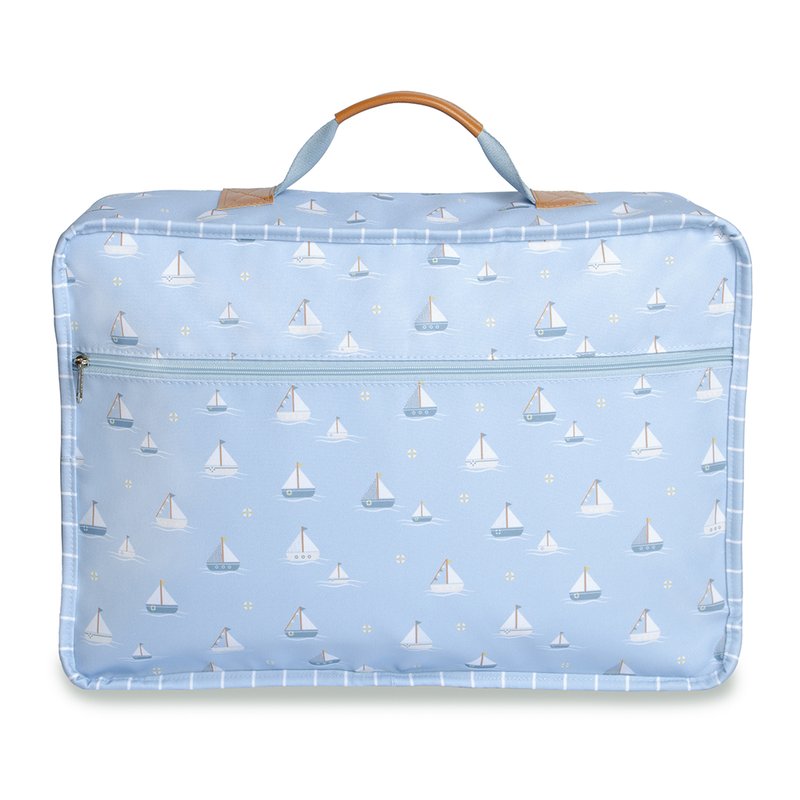 Costas Mala Maternidade Vintage Masterbag Baby Barquinhos Azul