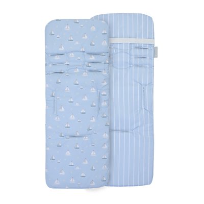 Capa Protetora de Carrinho de Bebê Masterbag Baby Barquinhos Azul