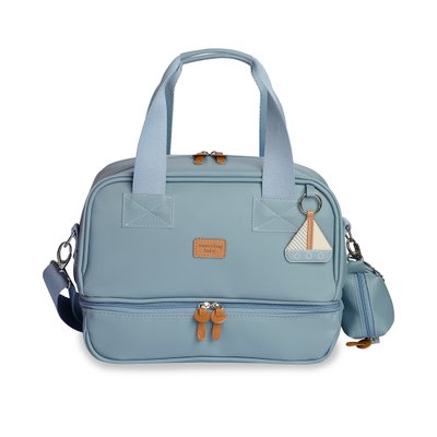 Frasqueira Térmica Masterbag Baby Vicky Barquinhos Lisa Azul