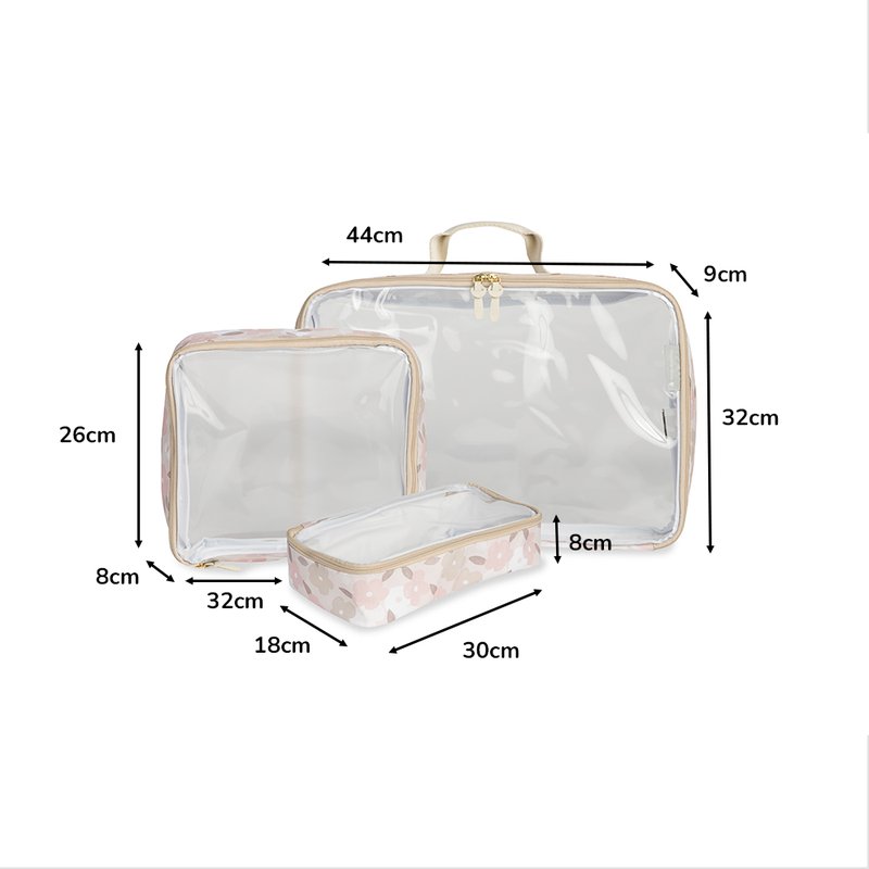 Medidas Organizador de Mala Borboletas