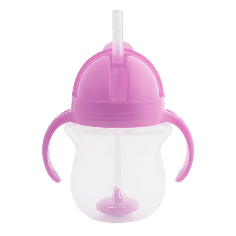 Copo Infantil Munchkin com Canudo Click Lock 207ml Lilás