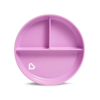 Prato Infantil Munchkin Stay Put com Divisórias e Ventosa (6M+) Lilás