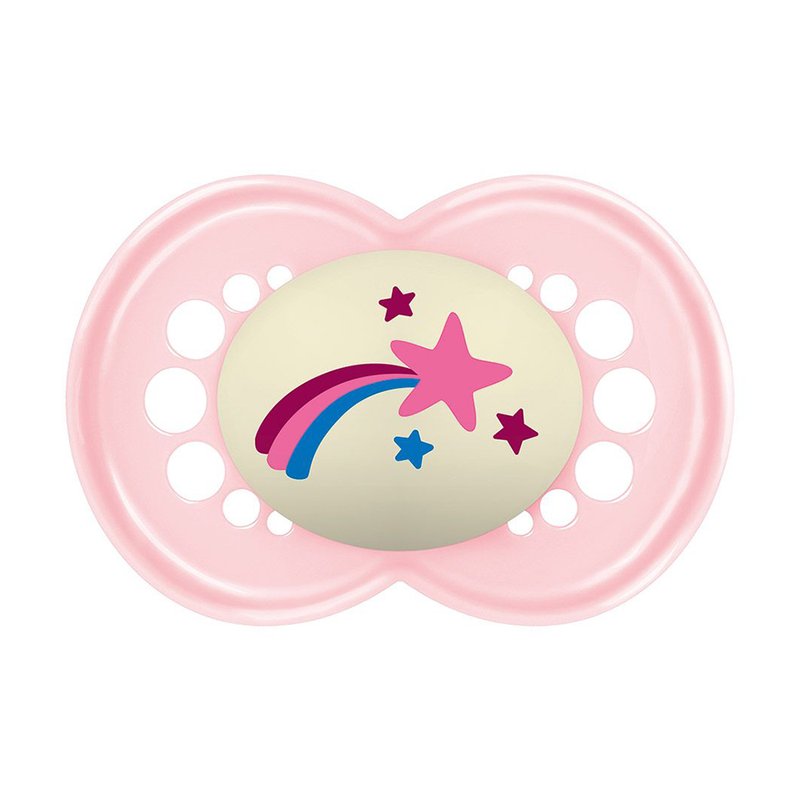 Chupeta MAM Original Night (6M+) Embalagem Unitária Rosa