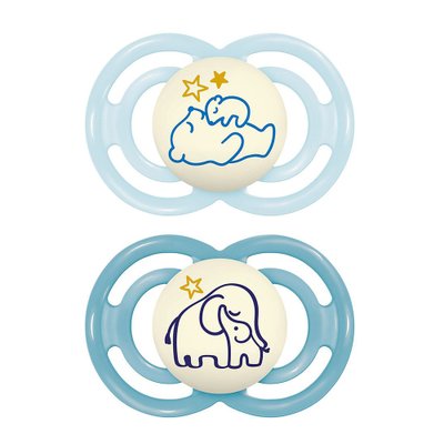 Chupeta MAM Perfect Night (6M+) Embalagem Dupla Azul