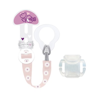 Prendedor de Chupeta MAM Clip It! e Cover Passarinhos