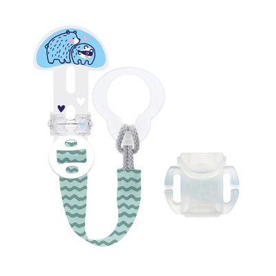 Prendedor de Chupeta MAM Clip It! e Cover Ursinhos