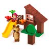Brinquedo Monte Líbano Masha e o Urso Blocos Parque com Casinha (3+)