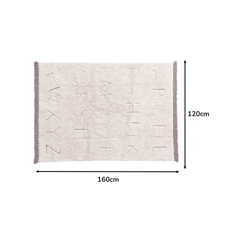 Medidas Tapete ABC 120x160cm