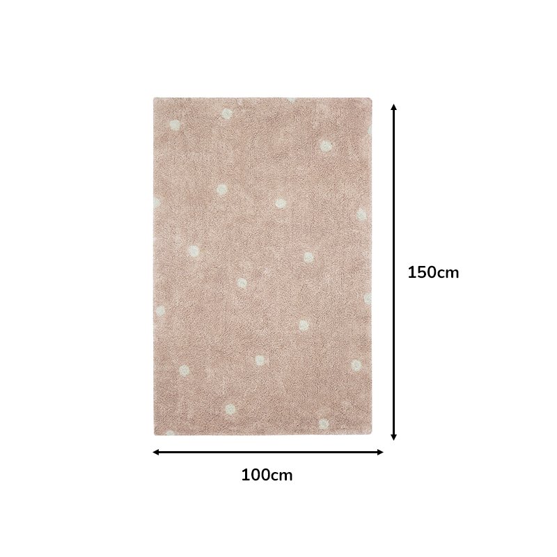 Medidas Tapete Mini Dot Rose