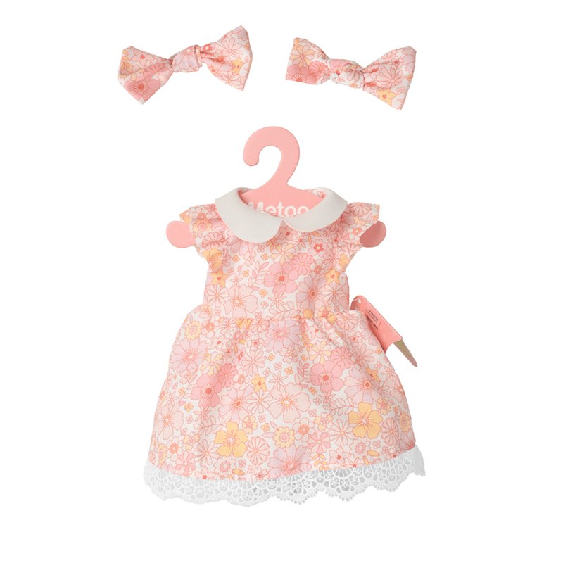 Roupinha com Cabide Metoo para Boneca Fashion Vestido Vintage Flowers