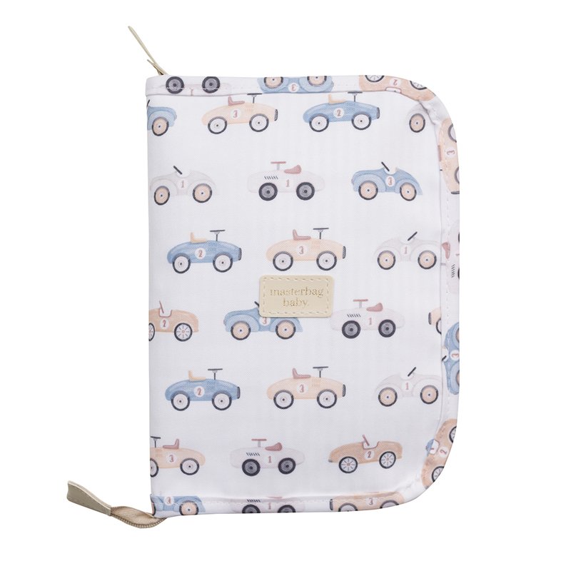 Porta Carteira de Vacinação de Bebê Masterbag Baby Carrinhos Marfim