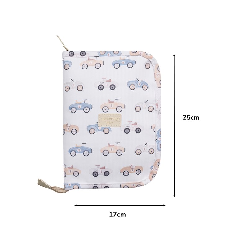 Medidas Porta Carteira de Vacinação Carrinhos Marfim