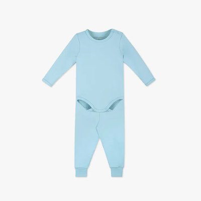 conjunto de body para bebe dedeka termico fleece azul bebe