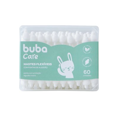 Embalagem Hastes Flexíveis Baby Buba Care Cotonetes