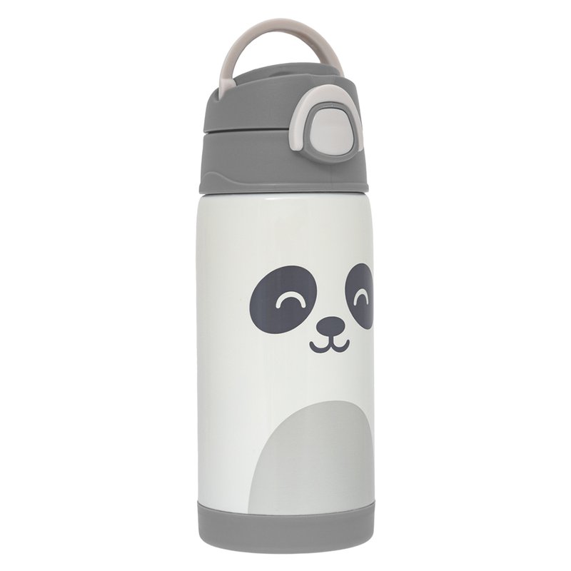 Alça Garrafinha Inox Buba com Parede Dupla Térmica 400ml (3+) Gumy Off White