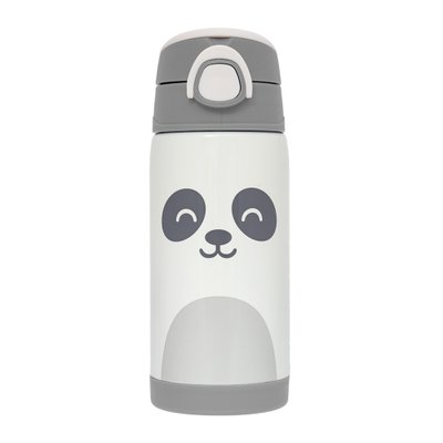 Garrafinha Inox Buba Parede Dupla Térmica 400ml (3+) Gumy Off White